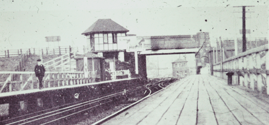 Rayners Lane Station Platforms in 1922